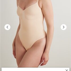 SKIMS Nude Spaghetti Strap Bodysuit Thong